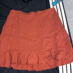 Burnt orange Skirt